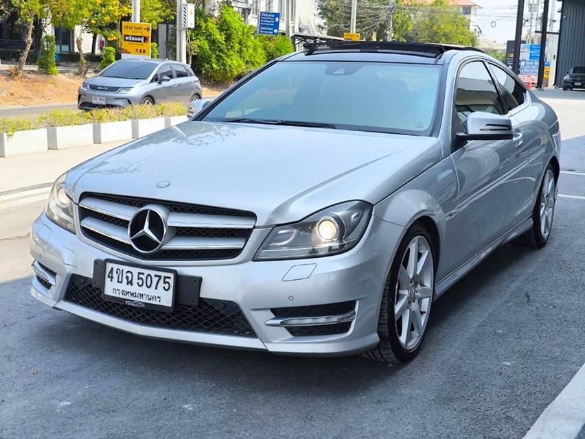 รหัส KPV5075 2012 BENZ  C180 COUPE AMG สีเงิน 2