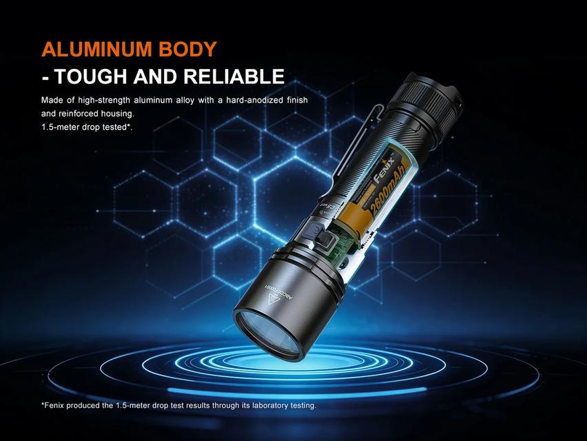 Fenix C5 V2.0 HIGH-PERFORMANCE OUTDOOR FLASHLIGHT สินค้าตัวแทนในไทยประกัน 3ปี รูปที่ 6