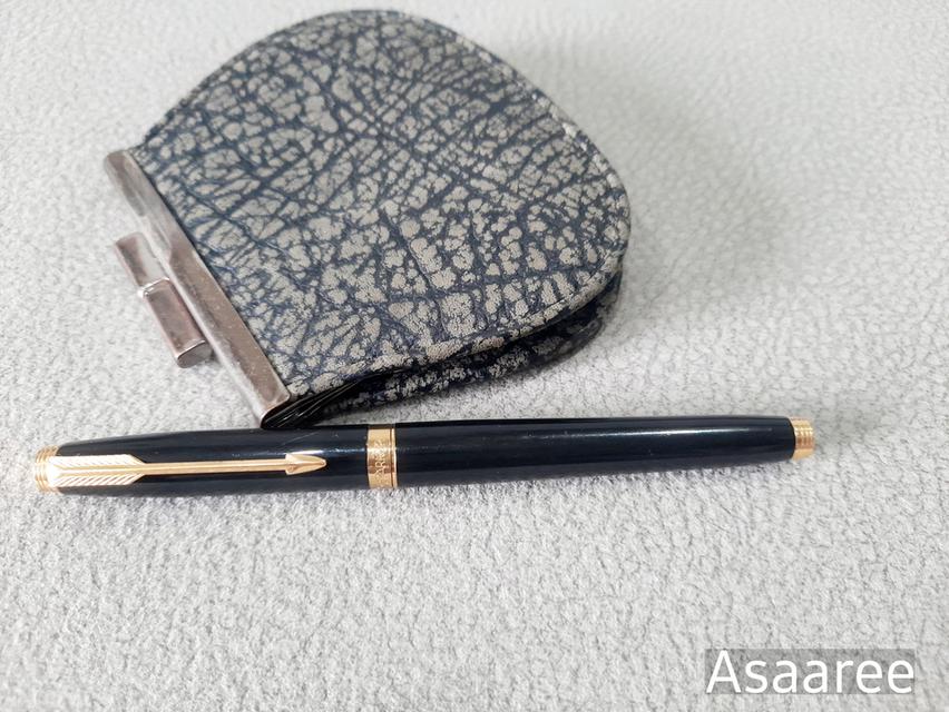 ขอขายปากกาหมึกซึมหัวทอง Parker fountain pen หัวทอง 14K รุ่นหัว 585 made in France 