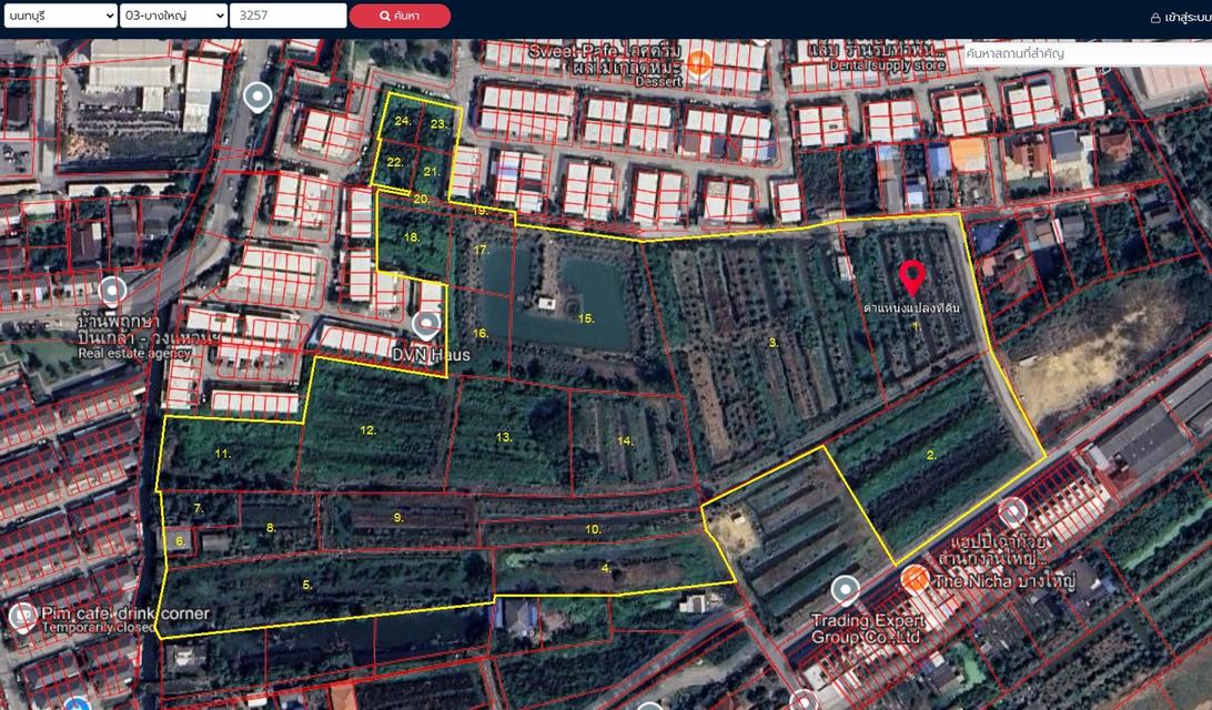 ที่ดินบางใหญ่ 37 ไร่ 18.6 ตร.ว. ติดถนนกาญจนาภิเษก 3