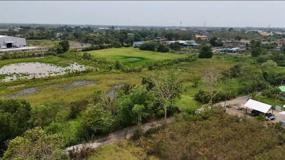 ขายที่ดินเปล่าหน้ากว้างประมาณ 40 เมตร ถนนเลียบคลองชลประทาน เมืองสระบุรี 5