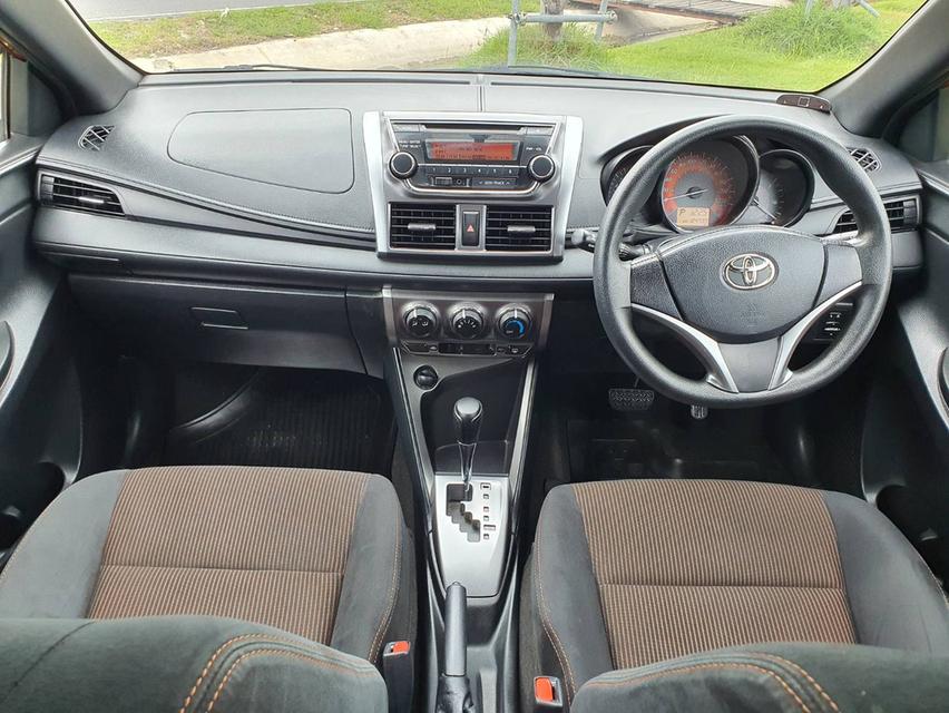 Toyota Yaris Eco 1.2E ออโต้ ปี2017 สีส้ม รถมือ1 ออกห้าง 8