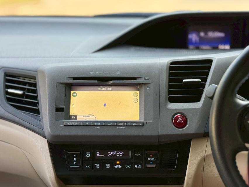 รหัสรถ PJP1464 2013 HONDA CIVIC 1.8 E NAVI (สีน้ำตาล) รูปที่ 9