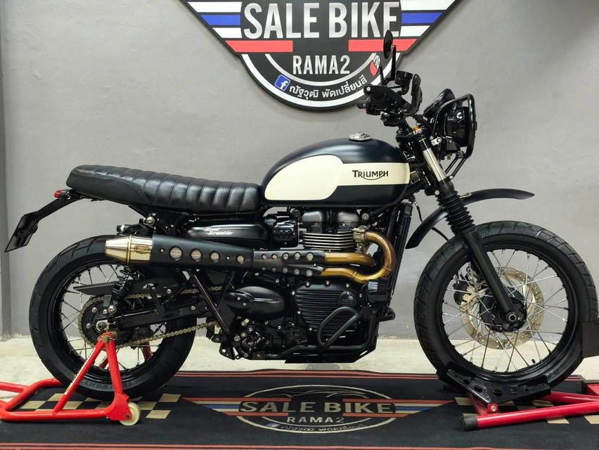 ออกถ 0 บาท Triumph Street Scrambler 900 ปี 2018 abs 🇬🇧 รถมือเดียว ของแต่งหลักแสน