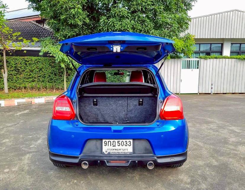 Suzuki Swift 1.2 GLX Navi Top สุด ปี 2019 ไมล์ 90,xxx km. เครื่อง เบนซิน เกียร์ Auto สีน้ำเงิน 6