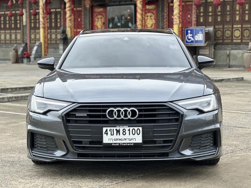 Audi A6 Avant 45 TFSI S-line Black Edition 2020 สีเทา 7