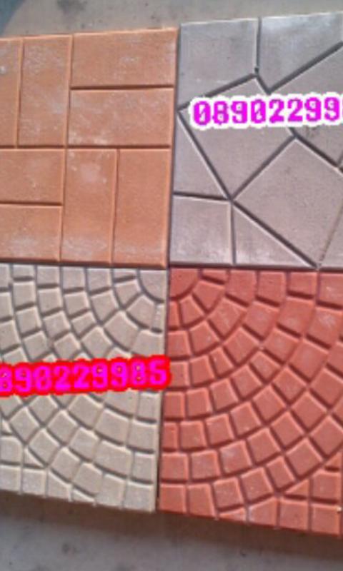 แผ่นปูพื้นตัวหนอน ขอบคันหิน แผ่นปูทางเท้า 0890229985 รูปที่ 7