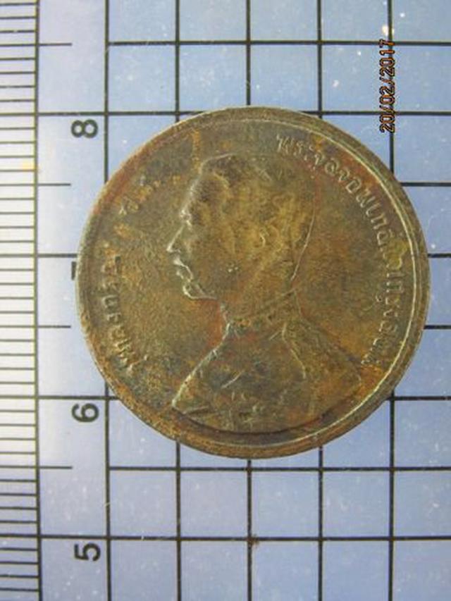 รูป 4273 เหรียญทองแดง 1อัฐ รศ.115 ตราพระสยามเทวาธิราช หัวไม่ตรงก