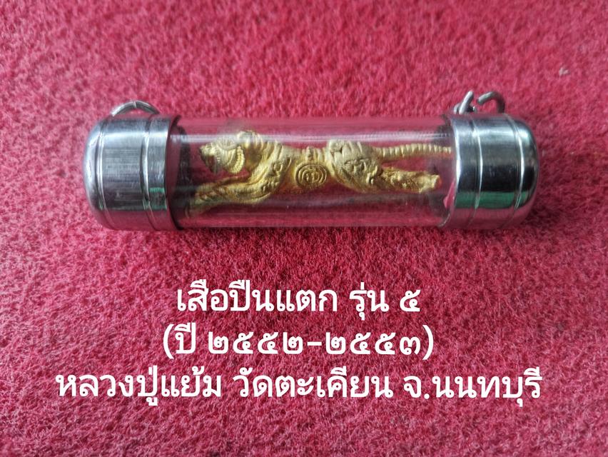 ตะกรุดเสือปืนแตก รุ่น 5 (ปี 2552-2553) ของหลวงปู่แย้ม วัดตะเคียน จ.นนทบุรี
