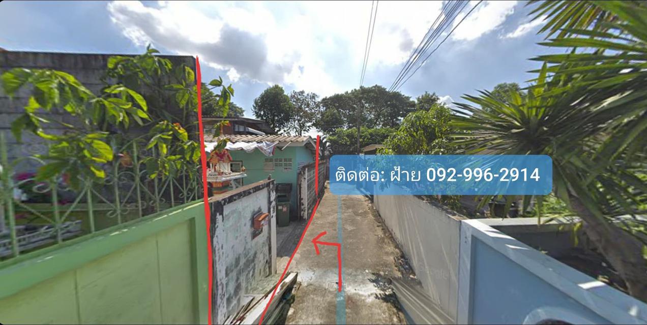 รูป ขายที่ดินพร้อมบ้านและห้องเช่า ขนาด 46 ตารางวา 4