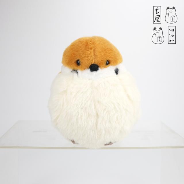 ตุ๊กตา นกอ้วน นกกระจอกบ้าน 🐦 Brown・Eurasian Tree Sparrow Bird・YELL・Fukuradori・Mascot 13 cm 💤 รูปย่อยที่ 3