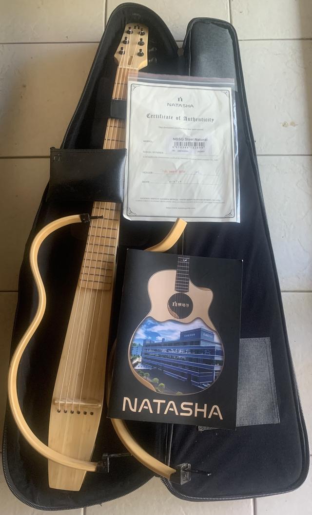 ขาย Natasha Silent Bamboo Guitar 3