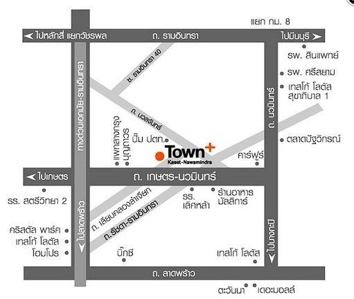 PB5327 ให้เช่าทาวน์โฮม 3ชั้น โครงการ ทาวน์พลัส เกษตร – นวมินทร์ ถนนคลองลำเจียก เขตบึงกุ่ม ใกล้ บุญถาวรเกษตรนวมินทร์ 2