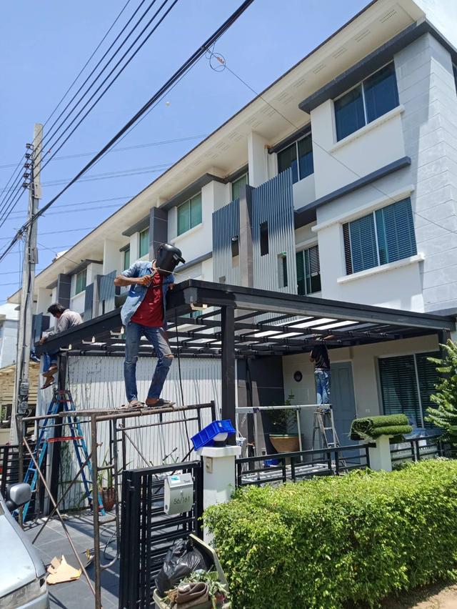 รับเหมา ต่อเติม โครงหลังคา กันสาด ห้องครัว เทพื้น ปูกระเบื้องครบวงจร 0950920028 รูปที่ 15