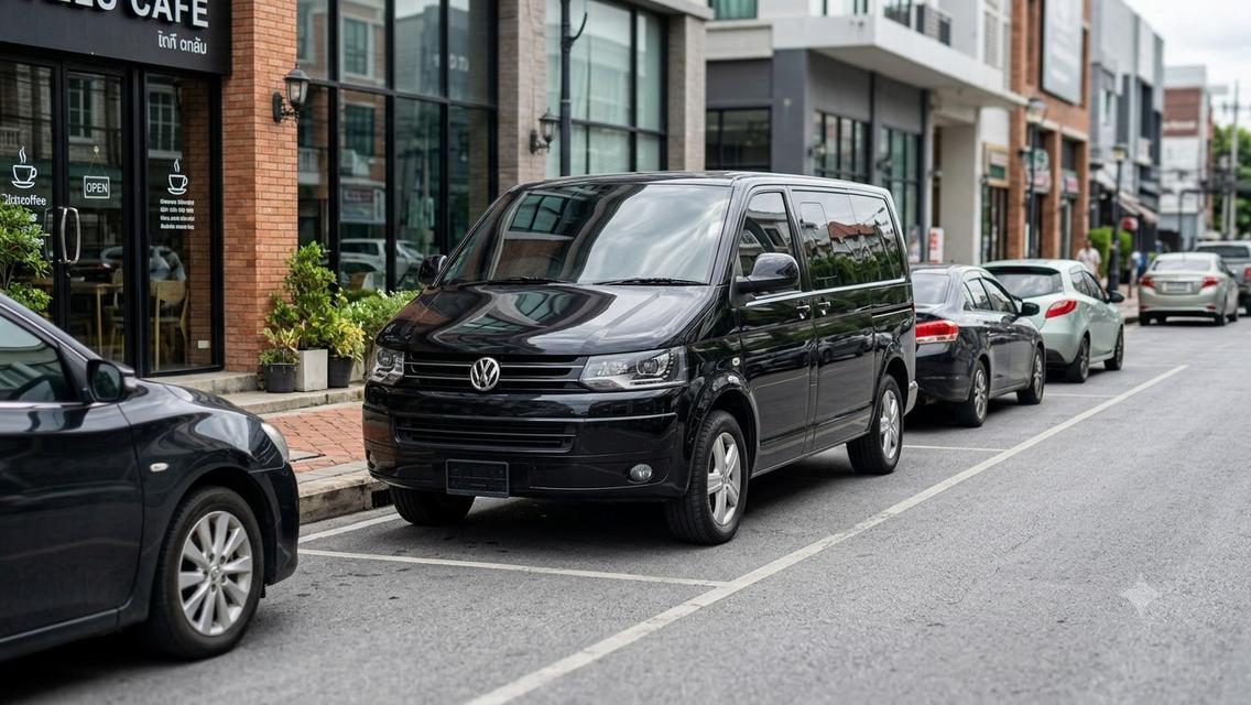 2013 VOLKSWAGEN CARAVELLE 2.0 TDI สีดำ Milage 57,XXX KM สภาพดีสุด เจ้าของเก่าชัดเจนสุดในไทย ดีเชลล้วน ไม่มีอีกแล้ว