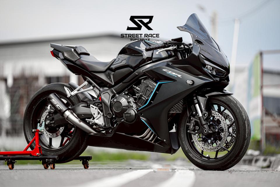 2023 Honda 📢 honda cbr650R ดำ-ฟ้า | ปี 2023 หล่อ สปอร์ตเต็มขั้น สภาพกริ๊บ พร้อมซิ่ง! 🏍️ รูปที่ 2