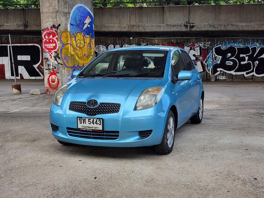 ขายรถ Toyota Yaris 1.5E ปี 2007 สีฟ้า เกียร์ออโต้ 3