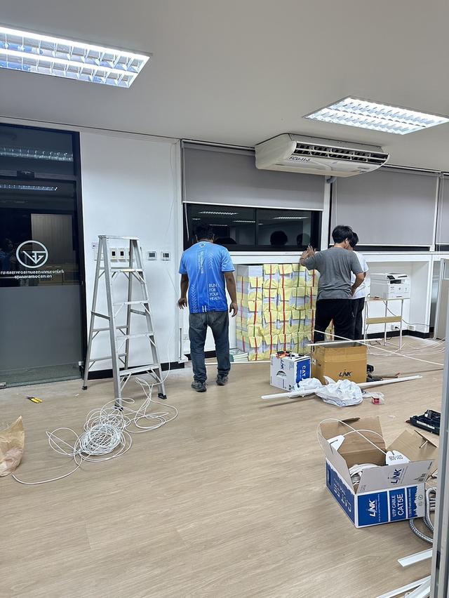 ช่างเดินสายแลนสายอินเตอร์เน็ตสายโทรศัพท์บางกะปิ รูปที่ 5