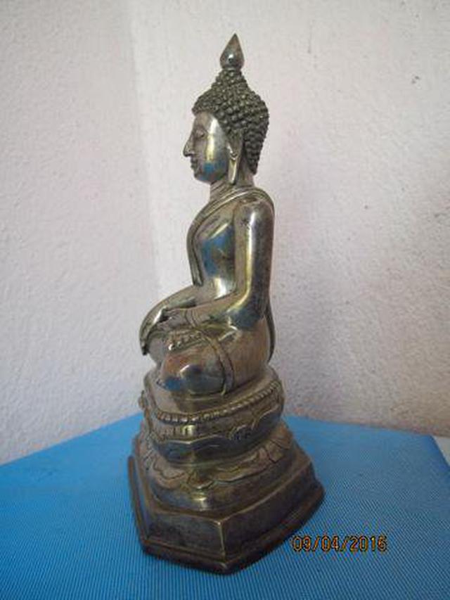 1480 พระบูชารัชกาล เนื้อเงิน หน้าตัก 3 นิ้ว สวยเดิม จมูกโด่ง