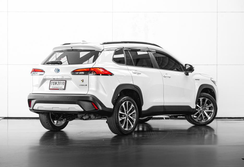 2020 Toyota Corolla Cross 1.8 Hybrid Premium Safety SUV สีขาว เลขไมล์ 94381 กม.