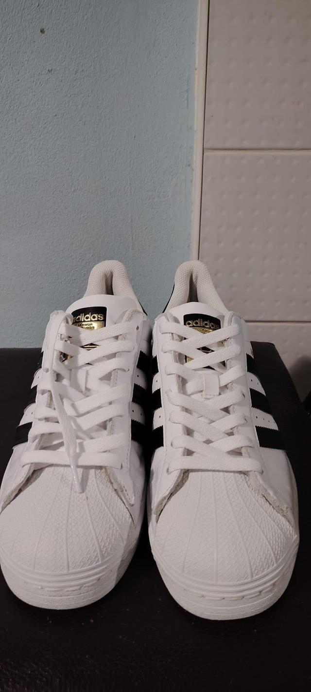 adidas superstar สีขาว size 5UK 1