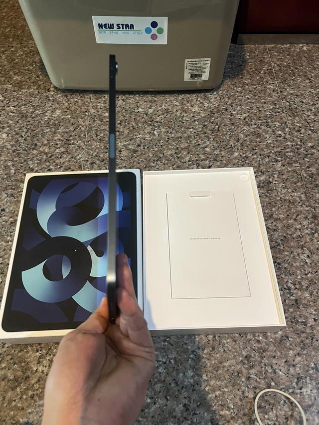 ขายiPadAir5 M1 สีBlue64กิ๊กสูนTrueมีกล่องสภาพสวยๆใล้งานดีถูผๆ รูปที่ 6