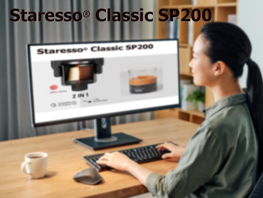 เครื่องชงกาแฟเอสเพรสโซ แบบพกพา STARESSO® Classic SP200(SP200BL159) ราคาขาย 970 บาท รวมค่าส่ง แบบ EMS ทั่วไทย 7