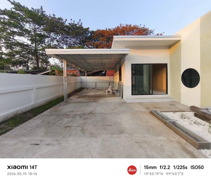 บ้านเดี่ยวสร้างใหม่พร้อมเข้าอยู่กลางเมืองเชียงรายทำเลไข่แดง 4