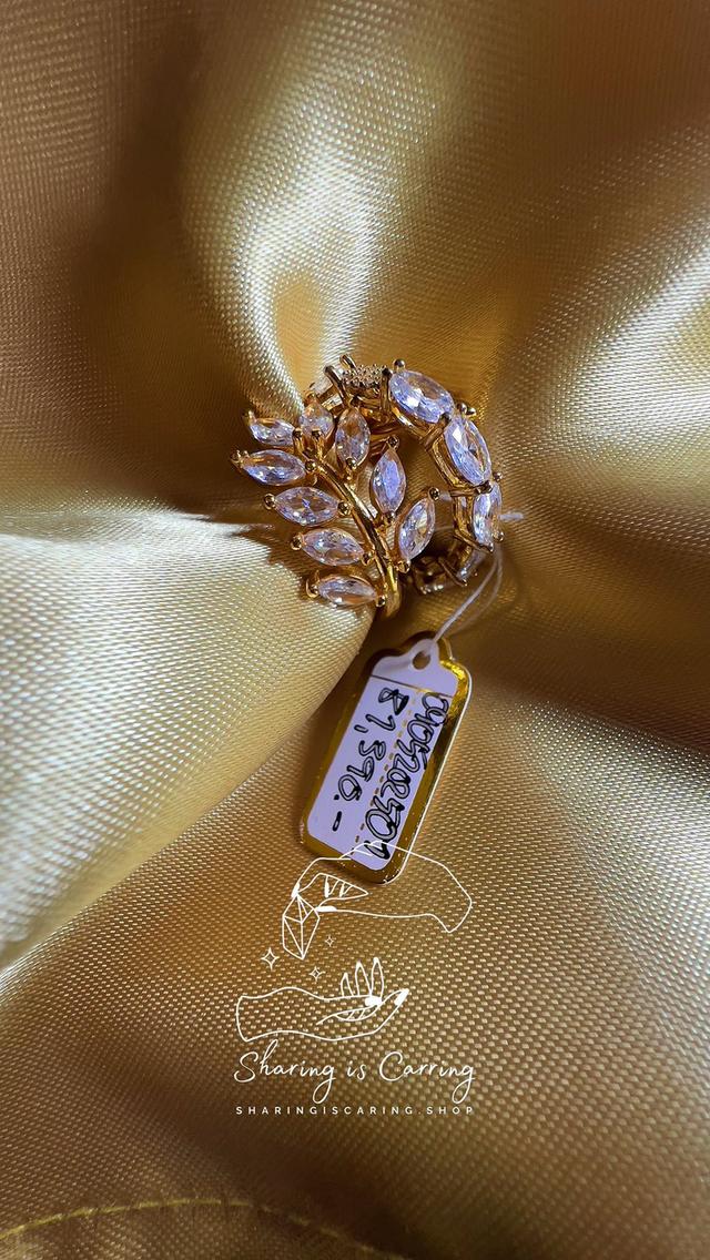 แหวนแฟชั่น เพชรแฟนซี CZ สวยน่ารักกกมาก แบบ บริดเจอตัน ราคา ฿1,390.- บาท รวมส่ง Bridgerton style
