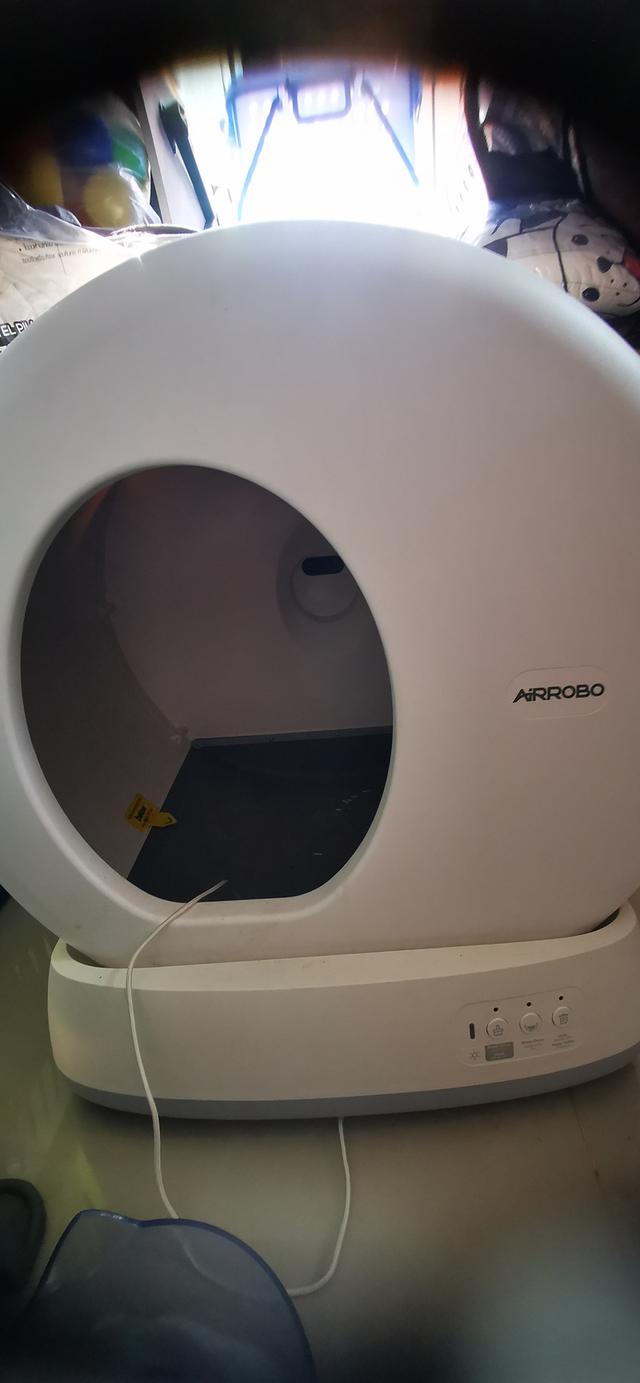 ห้องน้ำแมวอัตโนมัติAiRROBO (สภาพแค่ทดลองใช้แมวไม่เคยเข้า)
