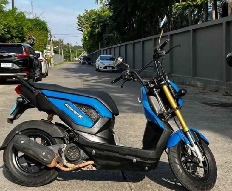 2014 Honda Zoomer X สีฟ้า 3