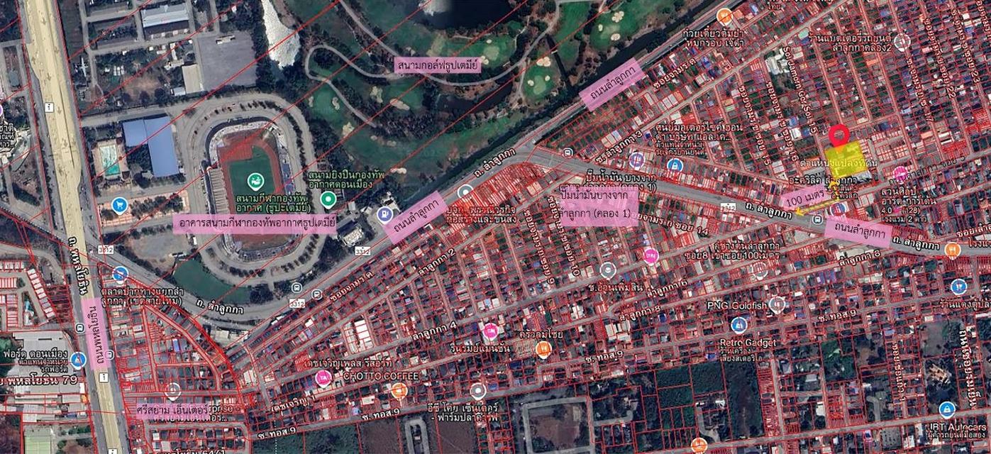 ขายที่ดินเปล่าถมแล้ว ลำลูกกา ซอย 5 (ซอยย่อย จามร ก 15) 4