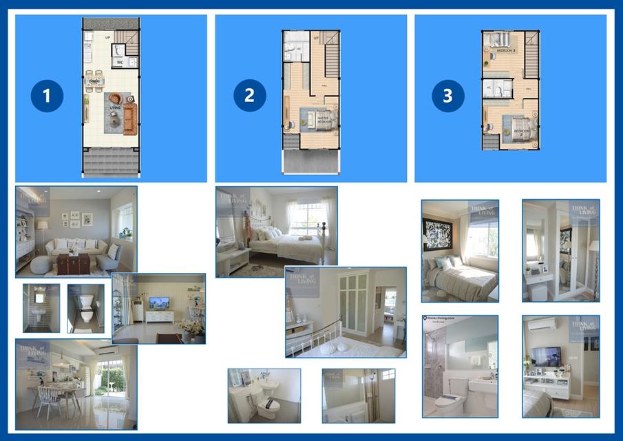 บ้านทาวน์โฮม 3 ชั้น 3ห้องนอน 3ห้องน้ำ ใกล้เซ็นทรัล นครปฐม