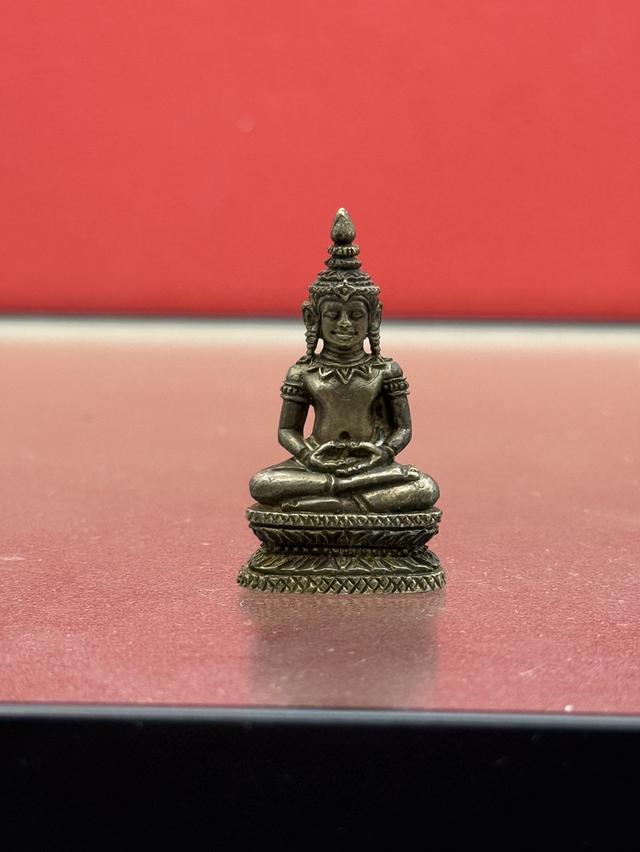 พระกริ่งอุดมวรเวท รุ่นไตรมาส ปี 2538 หลวงปู่เจียม วัดอินทราสุการาม จ.สุรินทร์ เนื้อนวะโลหะ กล่องเดิม 2