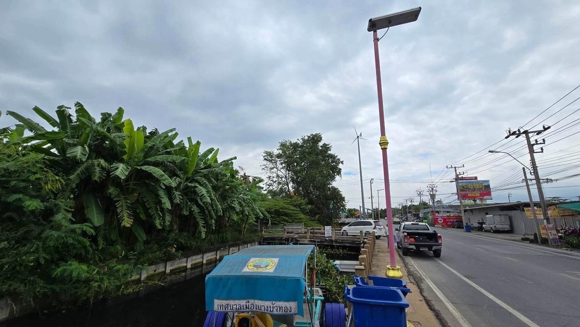 ขายด่วนที่ดิน 2-2-45 ไร่ ติดถนนสาธารณะ ถมแล้ว ถ.จันทร์ทองเอี่ยม บางบัวทอง นนทบุรี 4