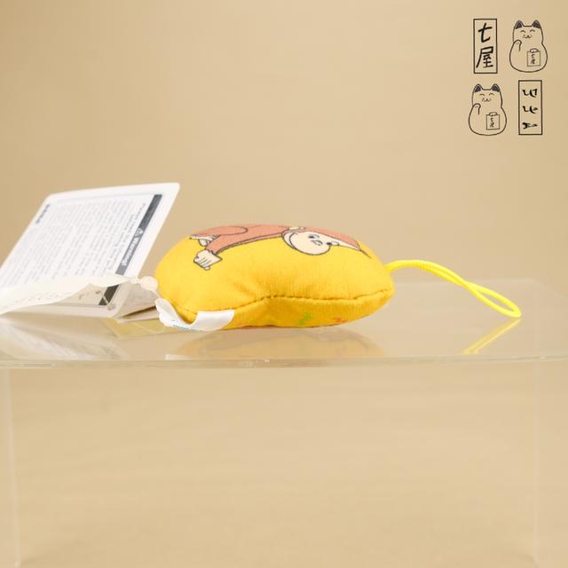 พวงกุญแจ ตุ๊กตา ลิง คิวเรียส จอร์จ 🍌 Curious George Mini Plush・SEGA・Flat Shape・Charm・Monkey ~ Petit Keychain・7 cm 🙉 รูปที่ 5