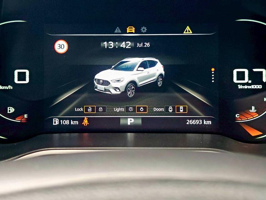 รหัสรถ SEZ12 MG ZS 1.5 V Sunroof เกียร์ ออโต้ เบนซิน สี ขาว ปี 2023 18