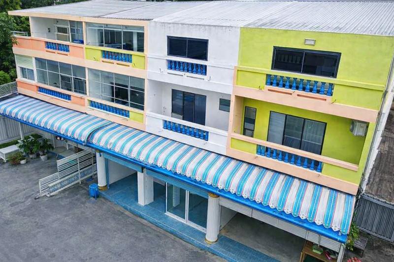 อาคารพาณิชย์ 3 ชั้น 4 นอน กาญจนบุรี บ้านใต้ สะพานข้ามแม่น้ำแคว แม่กลอง 3 น้ำ ขนาด 24 ตร.ว.288 ตร.ม.1จอดรถ ใกล้ตลาดชุกโดน 1