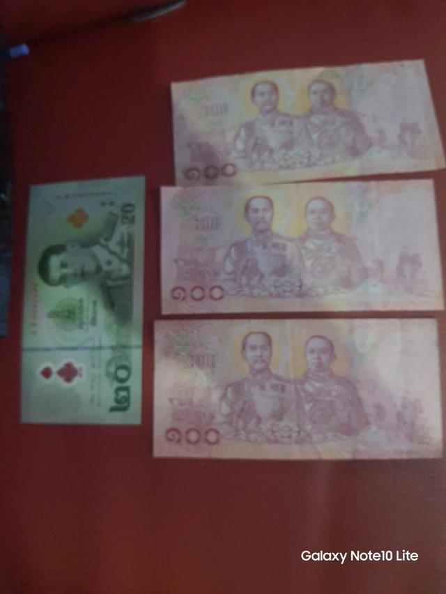 แบงค์100 เลขตอง สภาพสวยๆ รูปที่ 3