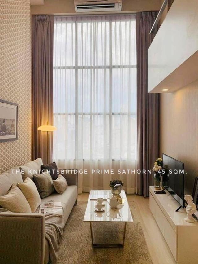 ให้เช่า คอนโด Duplex 2 bedrooms high floor KnightsBridge Prime สาทร 45 ตรม. nice room city view in Sathorn area 2