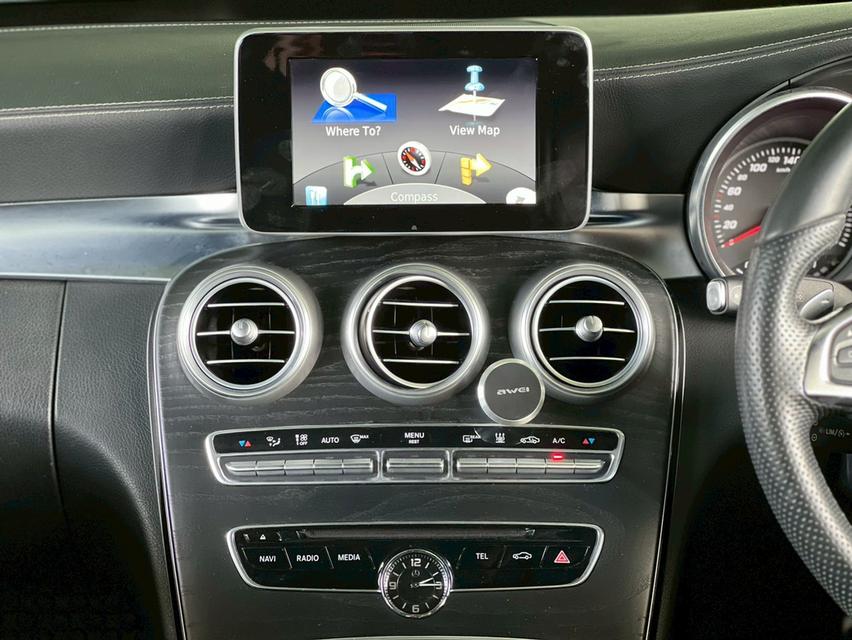 ปี 2016 #BENZ C-CLASS, #C350e AMG DYNAMIC โฉม W205 ปี14-23 สีเทา เบนซิน/ไฟฟ้า มือเดียวป้ายแดง 12