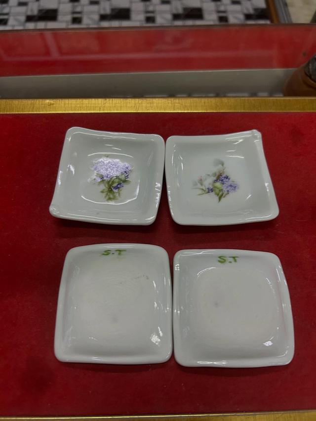 ถ้วยซอส 4 ชิ้น เซรามิก งานยุโรป 5