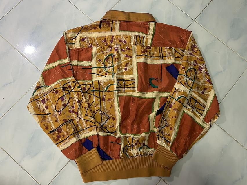 💥Rare Vintage 90s Gary Player "Black Knight" Abstract Polo Shirt💥 รูปที่ 3