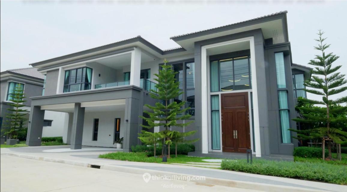 U1425 ให้เช่าบ้านเดี่ยว2ชั้น บ้านหรู โครงการ The City ปิ่นเกล้า-บรมฯ2 บ้านพร้อมเฟอร์ครบ ทำเลดีเดินทางสะดวก ติดถนนใหญ่ และตลาด 1
