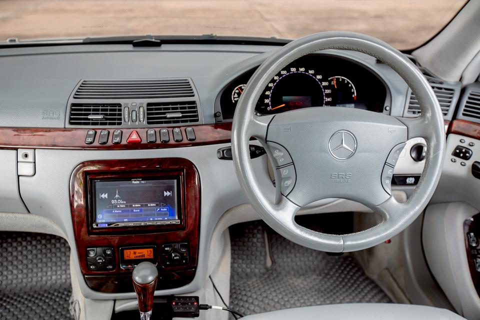 Benz S280 ปี 2001 สีเทา สวยมีทรง โช็คถุงลม 13