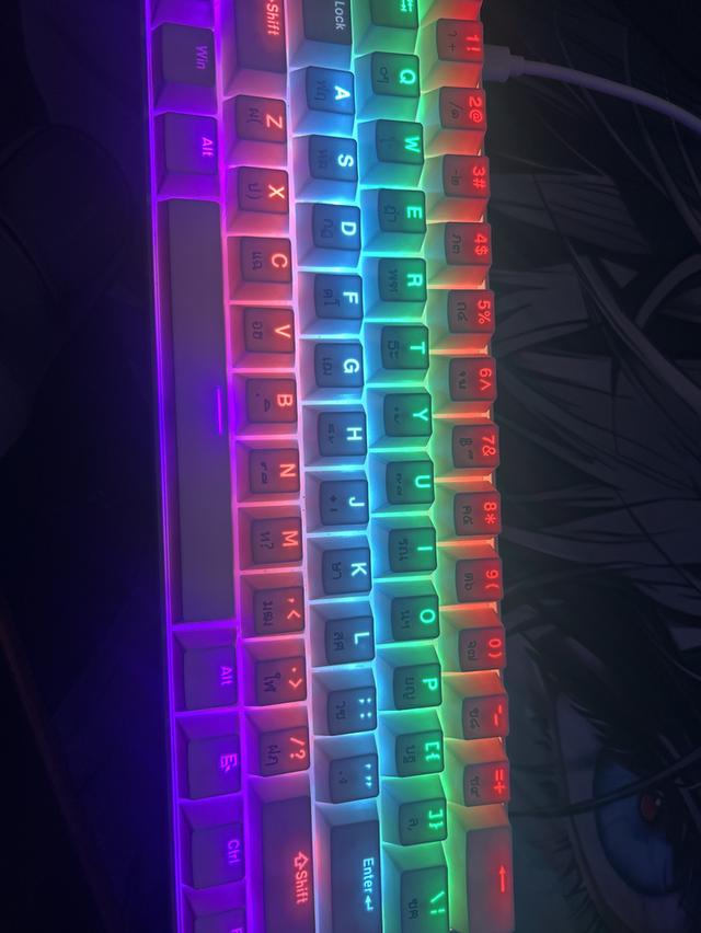 ZIFRIEND H61K สีขาว ไฟRGB