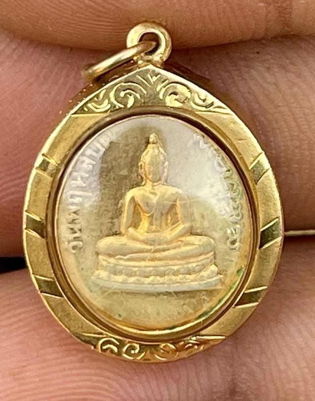 จี้พระวันพฤหัสบดี หลัง12นักษัตร เนื้อทองคำ กรอบทอง 3