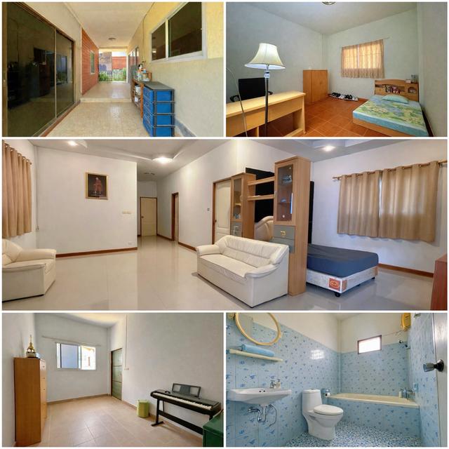 บ้านเดี่ยวอุดร พื้นที่กว้าง บ้านเลื่อม มี 2 หลังติดกัน 6 นอน 3 ห้องน้ำ 4