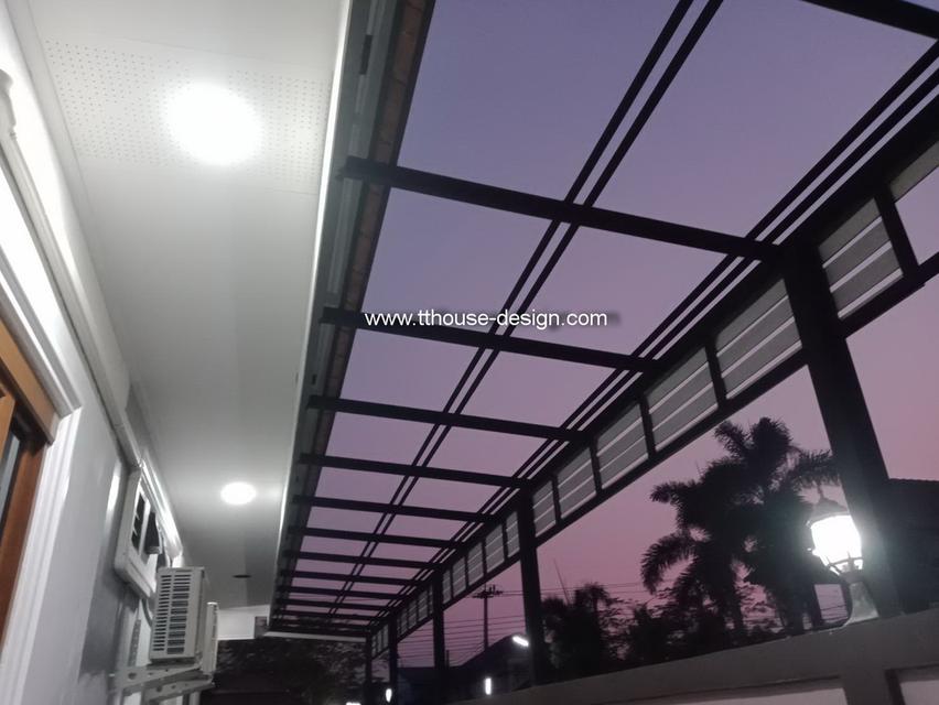 รับเหมาต่อเติม โครงหลังคา กันสาด ห้องครัวเทพื้นปูกระเบื้อง ID Line : dddesign23 8