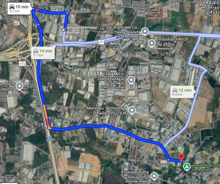 ขายที่ดินหนองขาม 1 ไร่ ซอยห้วยเฝ้า15 ใกล้นิคมปิ่นทอง1-5กม. อ.ศรีราชา ชลบุรี